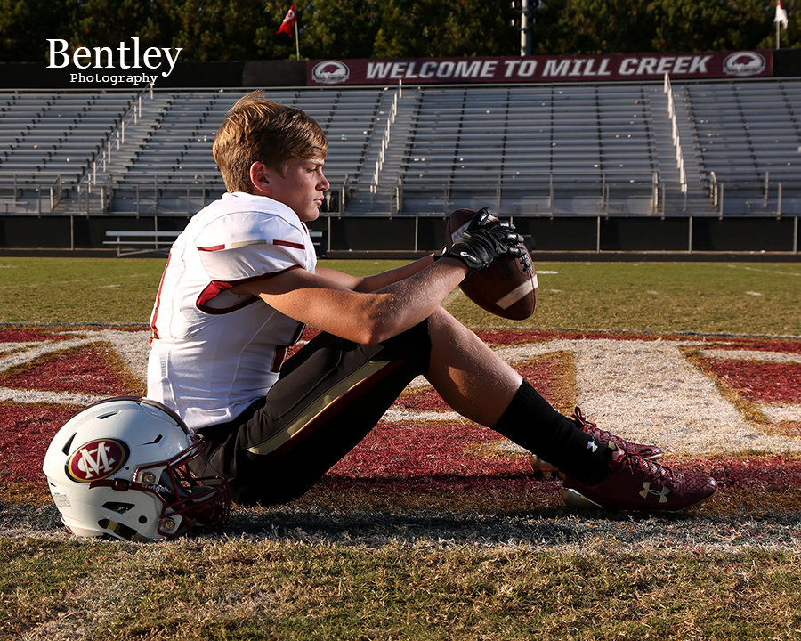 Mill Creek High School, senior portrait, Bentley Photography, Winder, GA